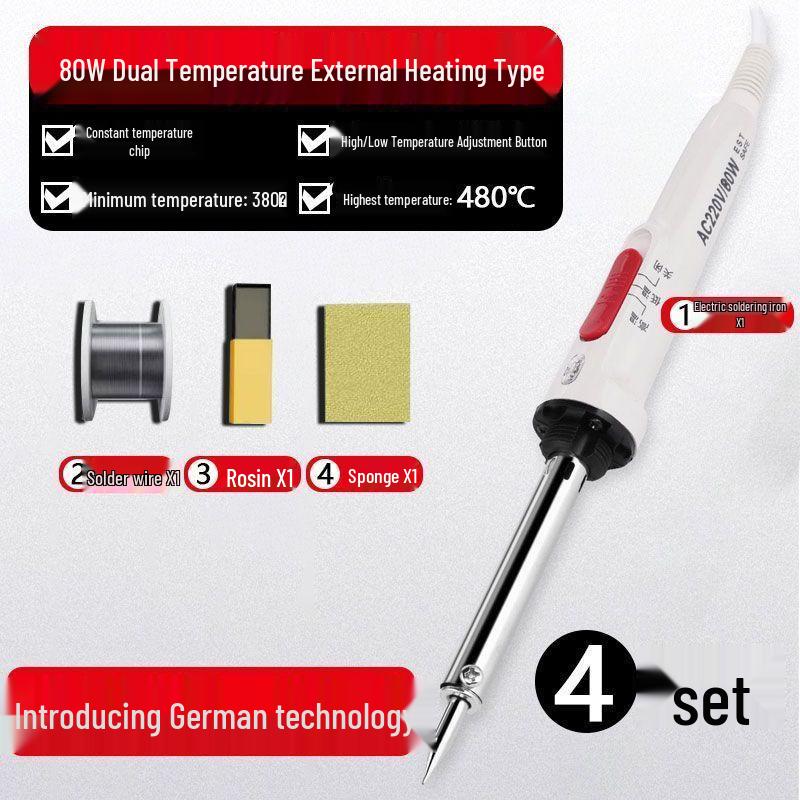 Industrial Grade Dual Temperature Electric Soldering Iron Pen for Household and Repair Welding