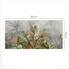 Tropical Jungle Anti-Slip Mouse and Keyboard Mat 90x45 Cm