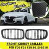 Calandre Avant Double Riots BMW Série 3 F30/F31/F35 (2012-2018), 1 paire