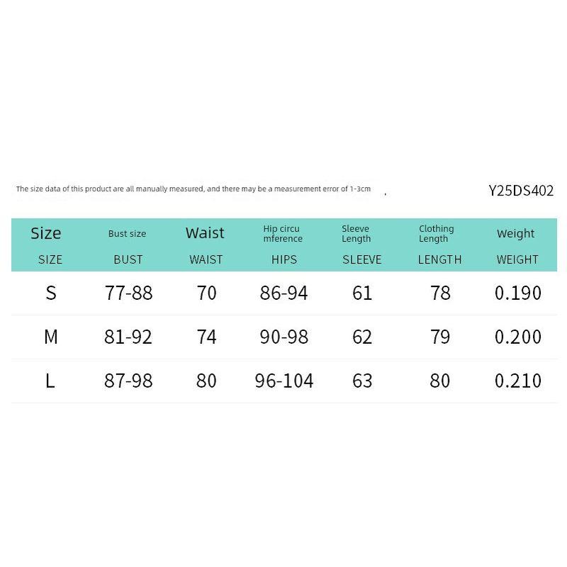 Round Neck Long Sleeved Slim Fit Top New Style Round Neck Long Sleeve Slim Fit Top Size Chart Maximum Plus Size Weight: 0.21kg L