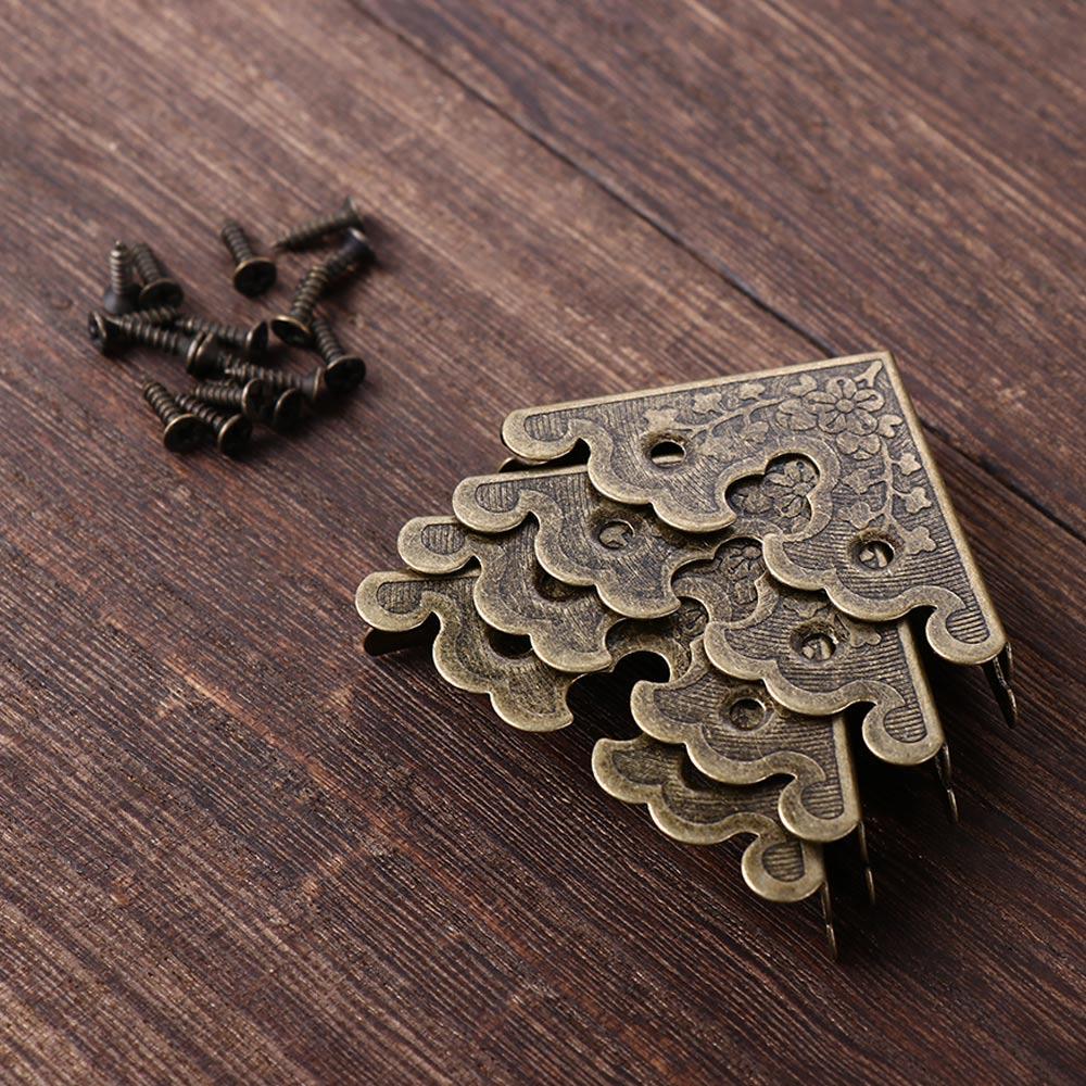 34mm NlN Case Guard Jewelry Box Edge Cover Corner Furniture Hardware Corner Brackets Corner  Protectors Decorative Protectors