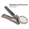 Nail Clipper Heavy Duty Portable Nail Cutter with Removable Magnifying Glass for Seniors