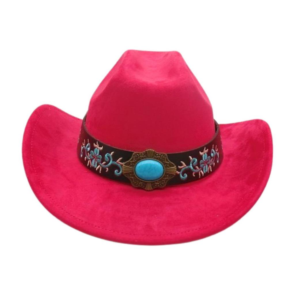 Foreign Trade  Tourism Top Hat Niche Western Cowboy Hat Niche Ethnic Style Skull Stage Dance Performance Hat