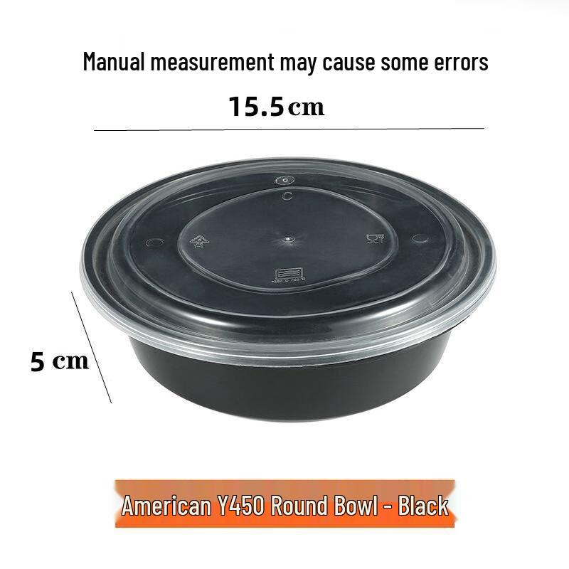 Disposable PP Plastic Takeaway Meal Box with Lid