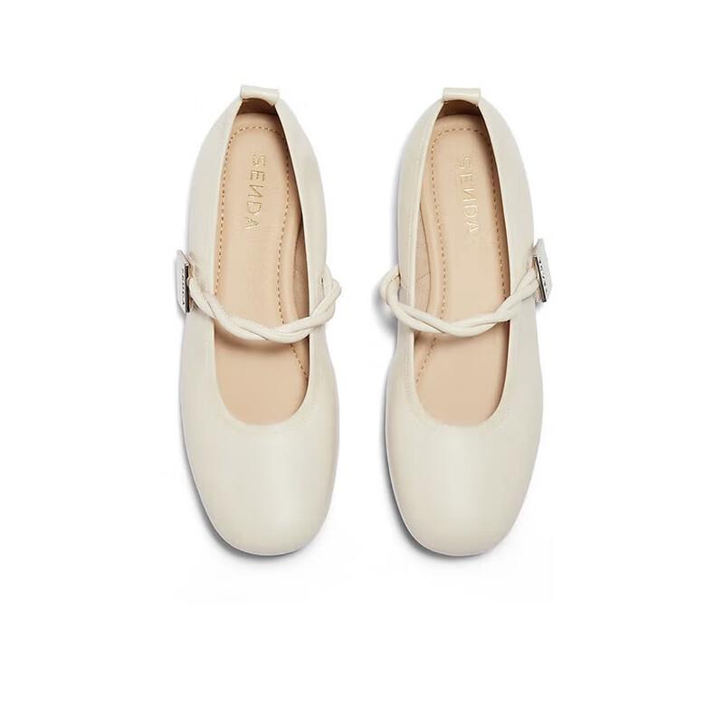 Senda 2024 Mary Jane Flat Shoes 36