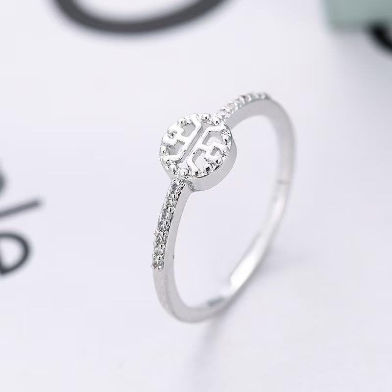 Korean Flower Design High-End Gold-Plated Ring