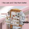 Die-Cut Sticker Book Japanese Styles Sticker Scrapbook Sticker Stationery Sticker Retro Decorative Sticker for Laptop