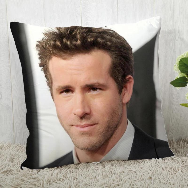 High Quality Custom Decorative Pillowcase Ryan Reynolds Square Zippered Pillow Cover 35x35cm 45x45cm