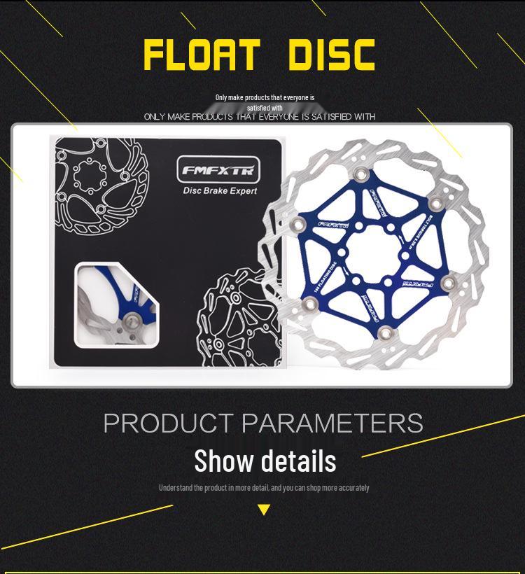 Plaquettes de Frein Flottantes pour Disque de VTT et Vélo Électrique - Rotor 160/180mm Équipement de Cyclisme
