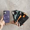 For iPhone 16 Case Drop-Proof TPU+Cloth Back Phone Cover Compatible with MagSafe