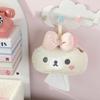 Rilakkuma Teddy Bear Hanging Tissue Box Creative Bear Car paper towel cover Tissue Holder household tissue storage bag Gift