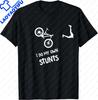 I Do My Own Stunts Mountain Bike Shirt  Funny Mtb Tshirt Funny Vintage T Shirt  Graphic T Shirts  Unisex Clothing Tops Streetwear