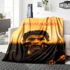 Ronaldos Iconic Moment Printed Flannel Breathable and Warm Blanket, a Stylish Home Gift, Suitable for Home, Office and Bedspread Use. 0713a12