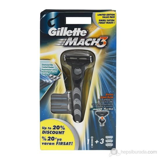 

Бритва Gillette Mach3 + 3 запасных лезвия
