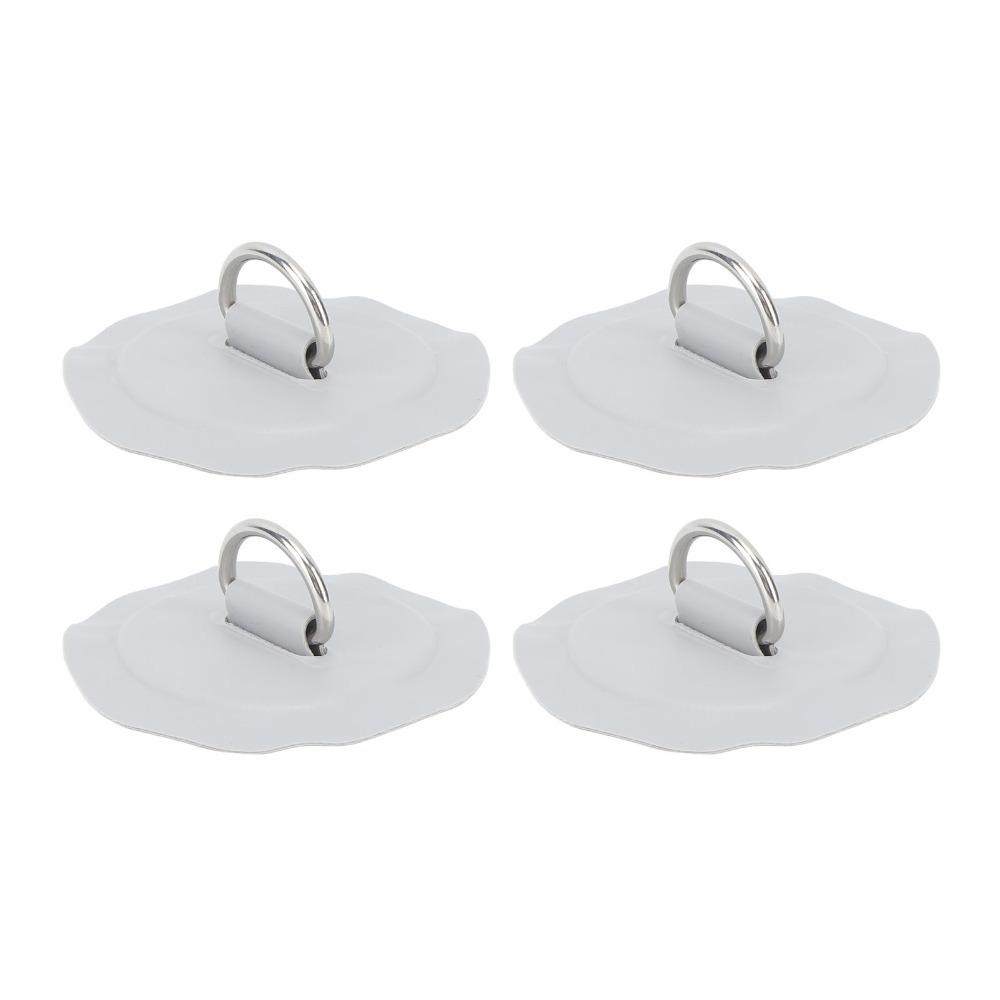 4PCS Lightweight D Ring Patch Round Kayak D Ring Portable Inflatable Boat D Ring for Kayak