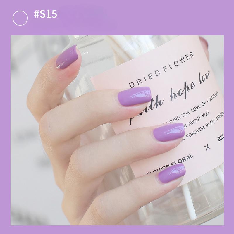 Nail Polish No Baking Long-lasting Water-based Tearable Quick-drying Nail Polish