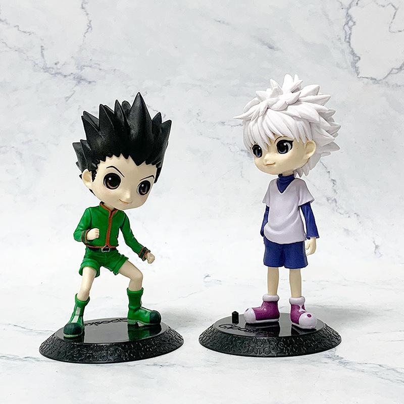 15cm HUNTER X HUNTER Figures Pvc Model Anime Peripheral Killua Zoldyck GON FREECSS Collector Model Desktop Decoration Gift