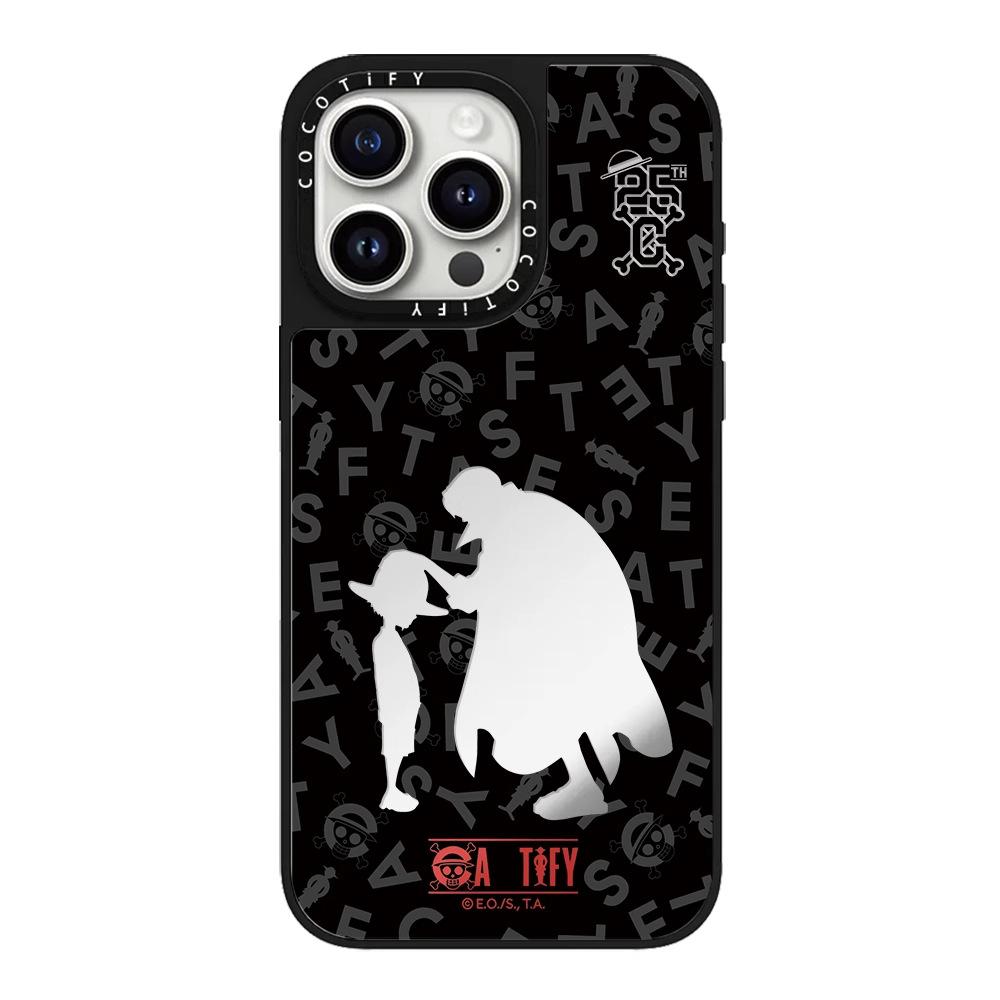 Luffy for Apple 16Pro Mirror for IPhone15ProMax Phone Case 14Plus Cartoon Cute 13 Proof