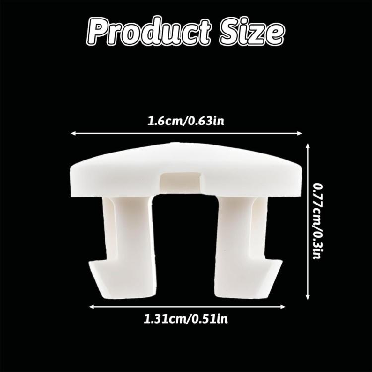 Kit di Riparazione Tende a Veneziana Binari Inferiori Bianchi Copri Corda Pulsante Blocco Binario Inferiore per Tenda a Veneziana