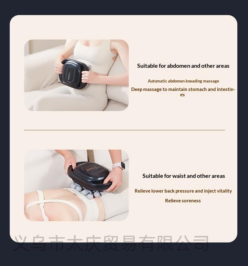 Professional Fascia Massager: 16-Head for Neck, Spine, Lumbar, and Back, Perfect for Deep Relaxation and Lazy People.