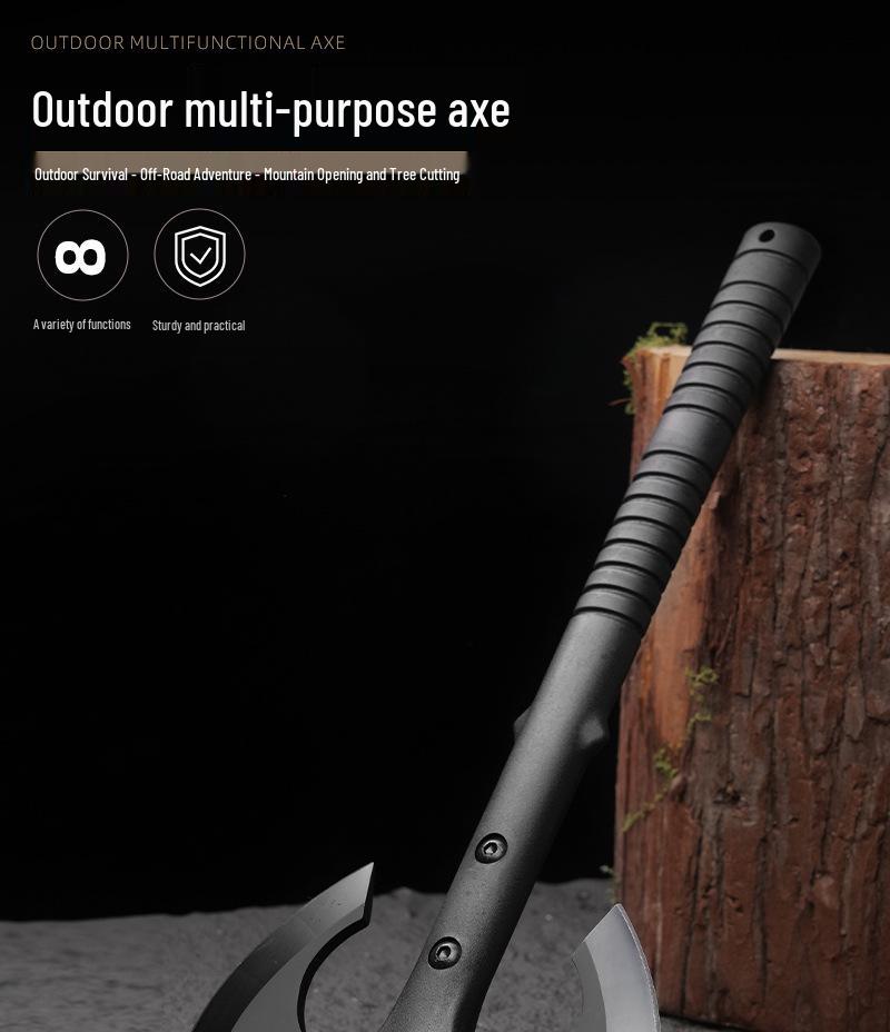 Multifunctional Outdoor Camping and Survival Axe with Saw