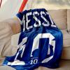 Football Star Messi Blanket, Valentine's Day, Halloween, Thanksgiving Gift Blankets, Home Blanket for Bed and Couch Use