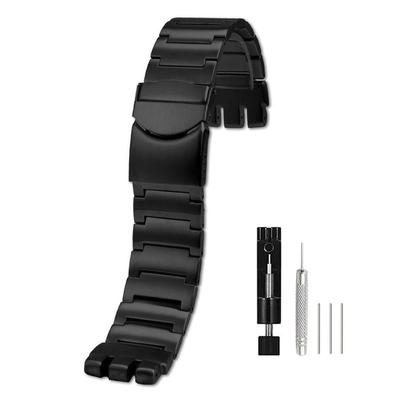 Pulseira de Relógio de Aço Inoxidável de Substituição Sibehill para Swatch 23mm com Ferramenta de Ajuste