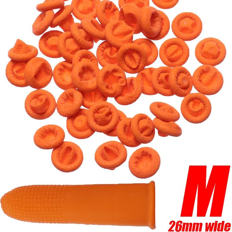 

S/M/L Disposable Finger Cover Anti-static Fingertips Protector Gloves Rubber Home Non-slip Cleaning Tools Industry Finges Cots 10pcs