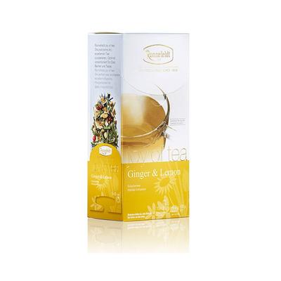 Ronnefeldt Ginger & Lemon Tea 15 Tea Bags