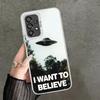 The X Files I Want to Believe Shockproof Phone Case for Samsung A17 A16 A15 A14 A37 A57 A36 A56 A26 A35 A55 A25 A34 A54 A24 A13