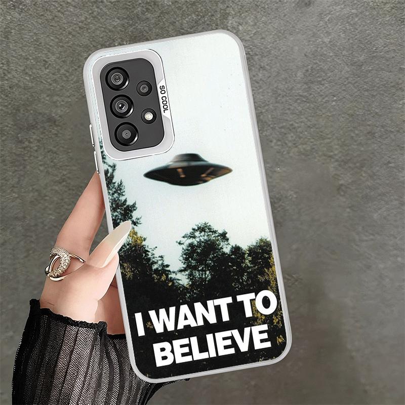 The X Files I Want to Believe Shockproof Phone Case for Samsung A17 A16 A15 A14 A37 A57 A36 A56 A26 A35 A55 A25 A34 A54 A24 A13