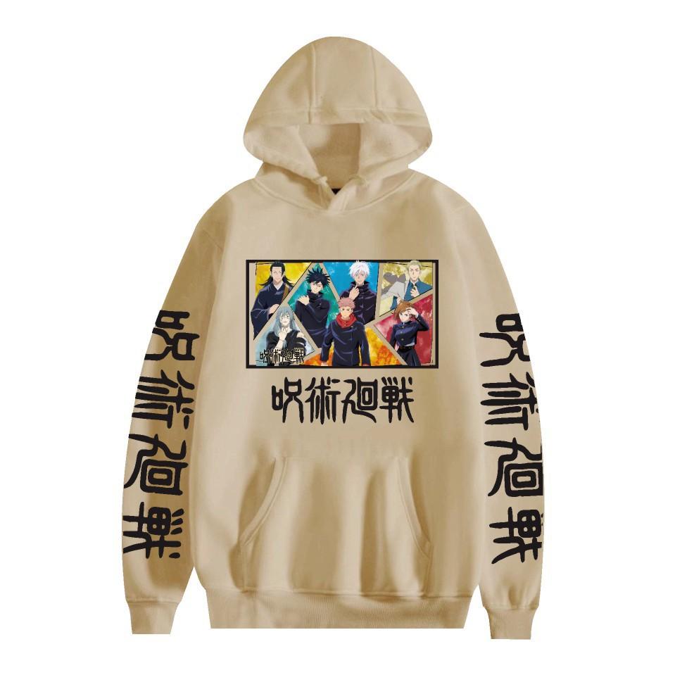 Fashion for Fans of Jujutsu Kaisen Anime Printed Sweatshirt Outdoor Sport Cosplay Pullovers Hoodie Cosplay Costume