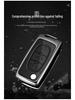 Citroen Key Bag: Leather Sega Case for C4 Remote, Protective Shell with Metal Buckle