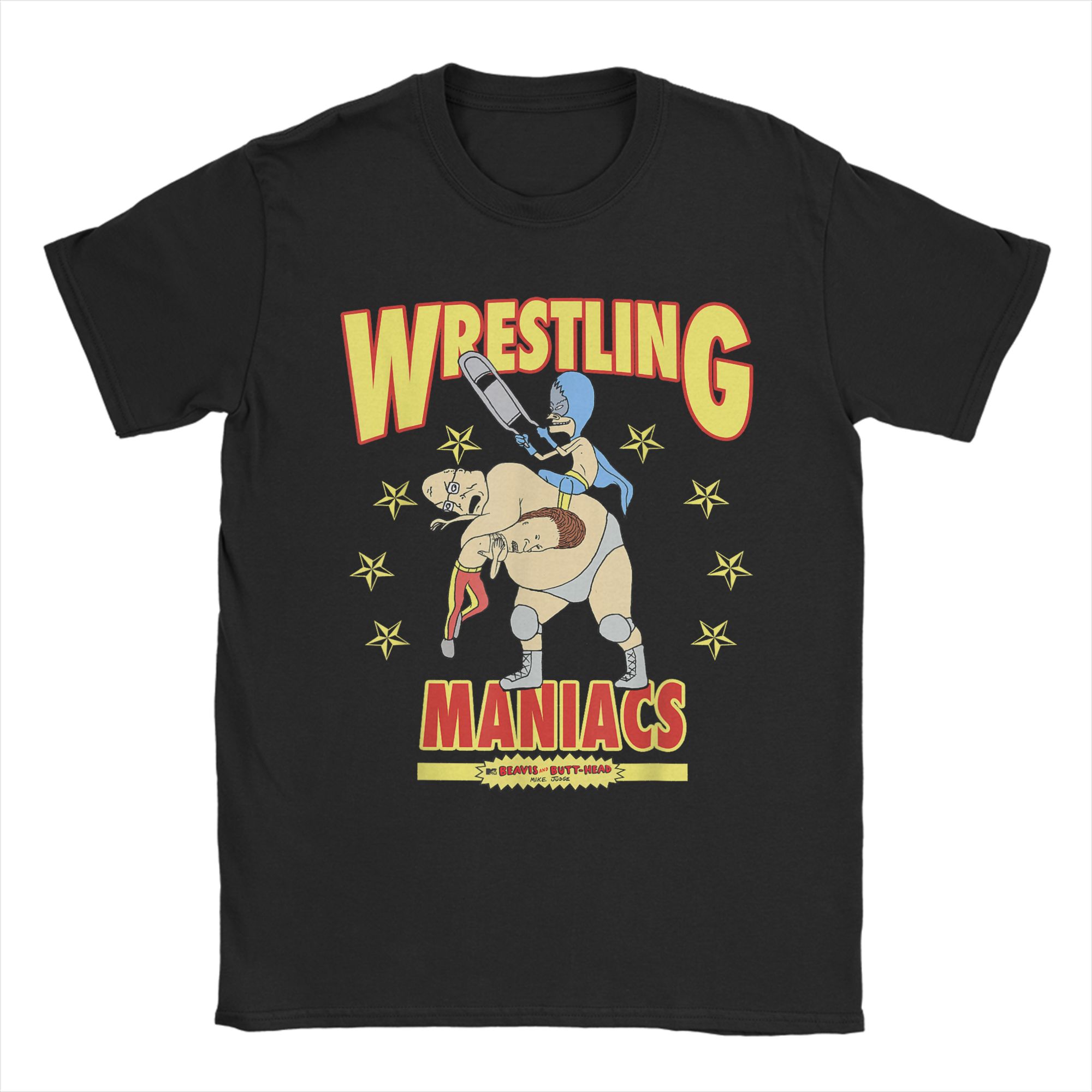 Wrestling Maniacs Beavis and ButtHead T-shirt S