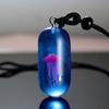 Sturdy Resin Jellyfish Pendant Necklace Offering Soft Glows Designs Accessory for Individualistic Fashion Lovers