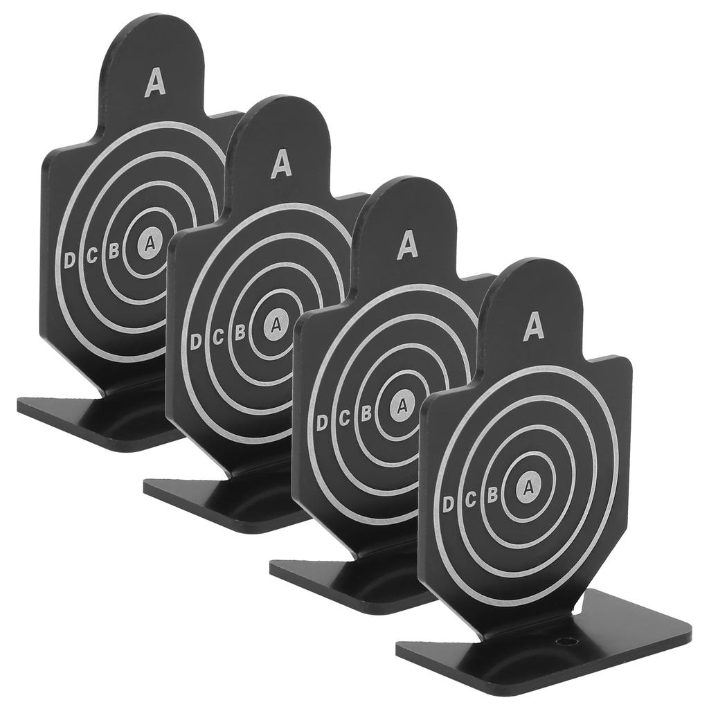 4Pcs Shooting Target Aluminium Alloy Shoot Range Trian Stand Indoor EntertainmentB Type