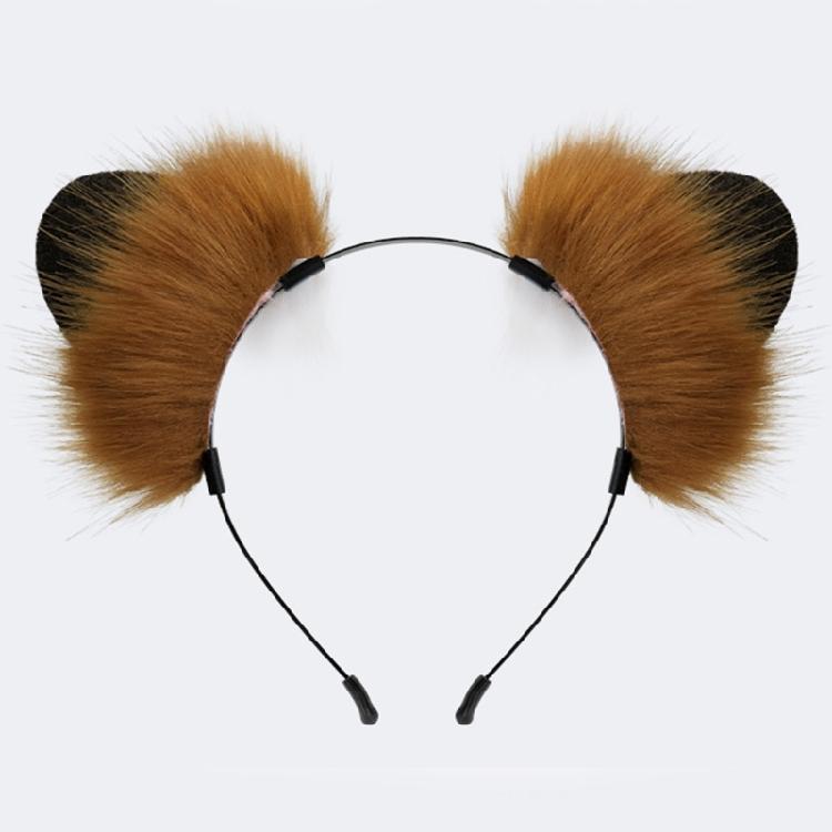 Artificial Anime Ear Hairhoop for Women Girl Adjustable Anime Maid Headband Halloween Party Cosplay Costume Accessories