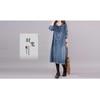 Autumn Round-neck Long-sleeved Denim Dress