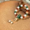 New 2024 Summer Chinese Style Resin Cat Paw Beaded Bracelet Handmade Women For