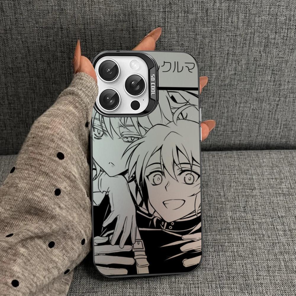 Anime Seraph of the end Yuichiro Hyakuya Phone Case For iPhone16 15 14 13 12 11 Pro Max X XR 8 7Plus Matte Shockproof Back Cover