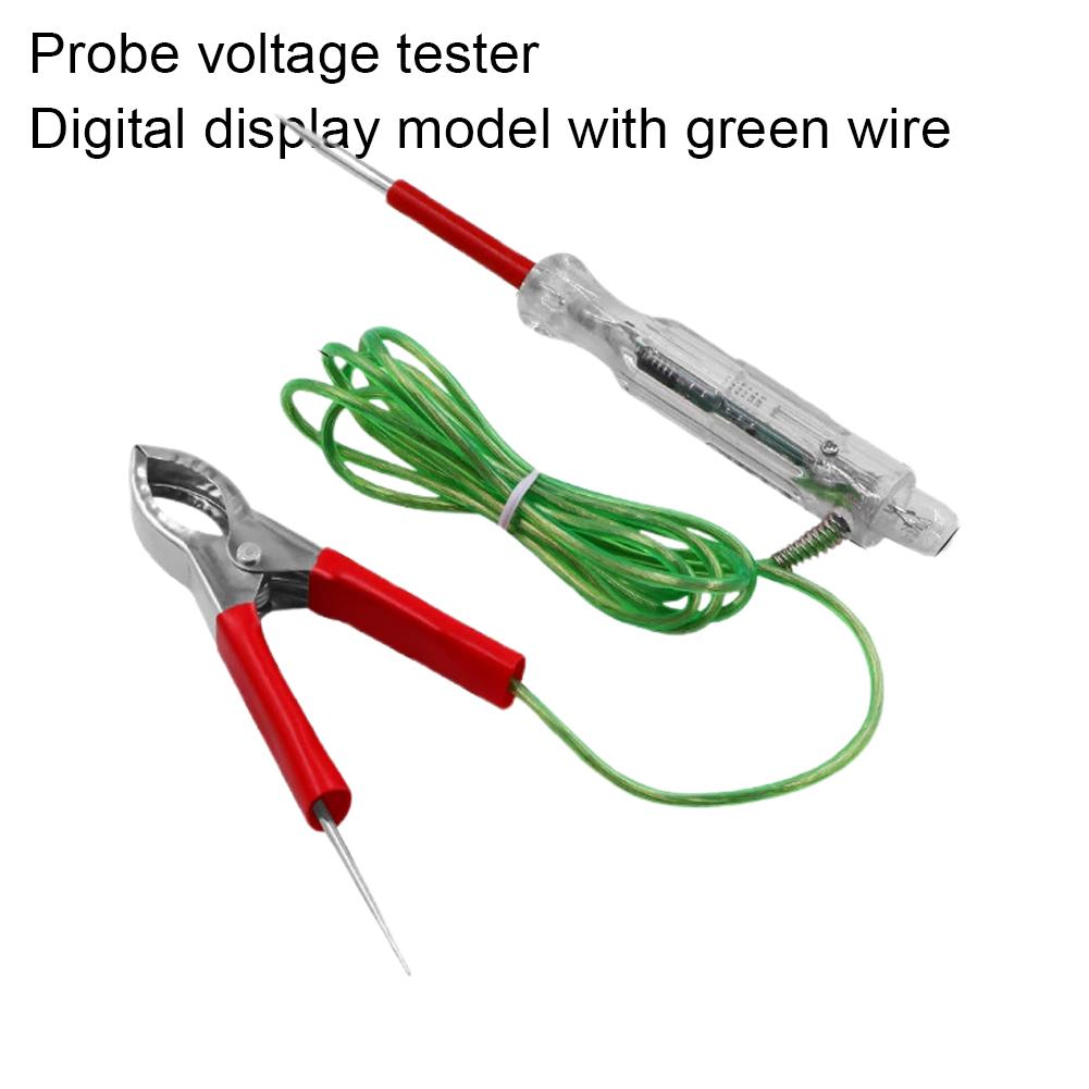 Car Circuit Diagnostic Tool LED Test Lamp With Shatterproof ABS Body And Sharp Probe For Transport Machinery Maintenance Repairs