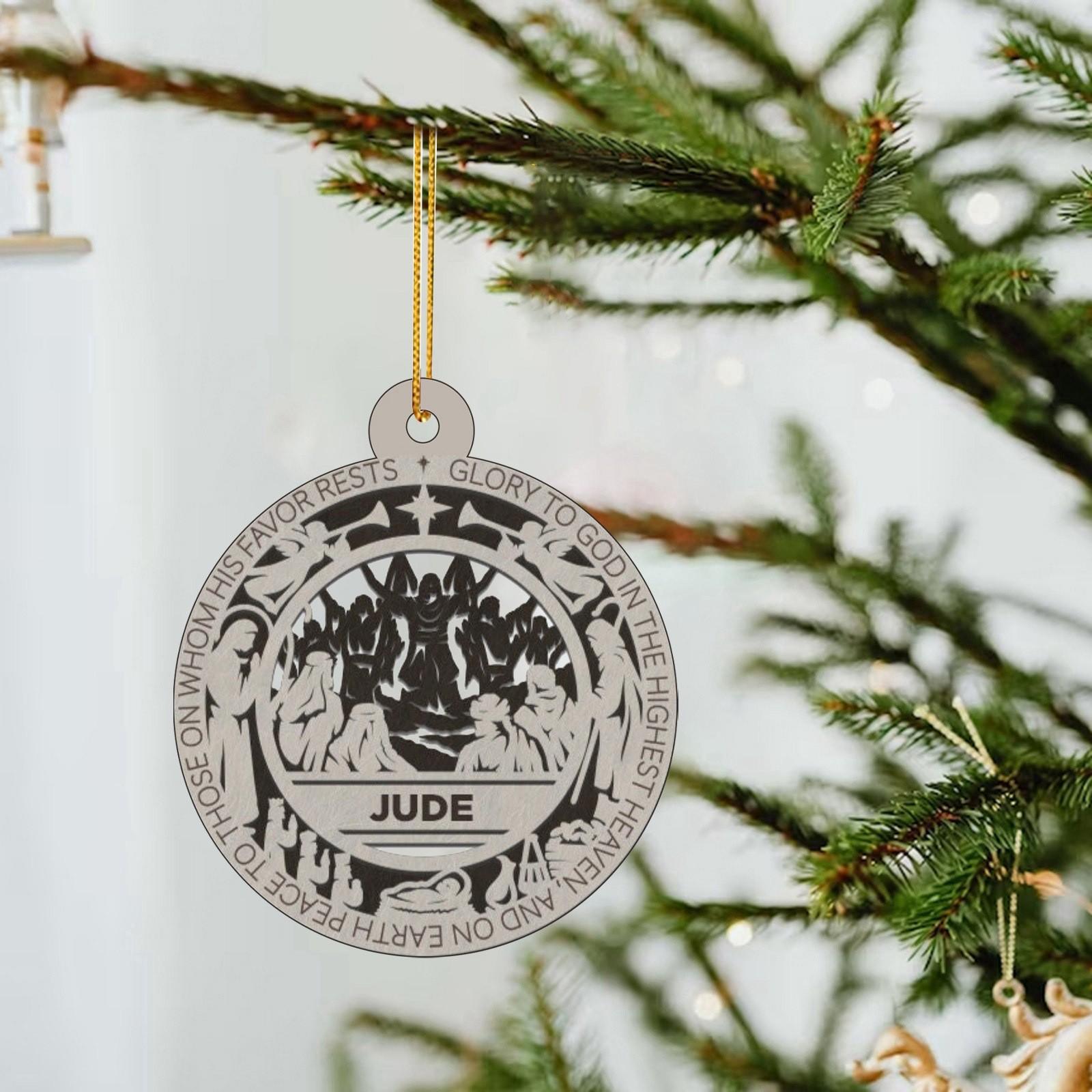 

Рождественская елка Кулон Подвесной домашний орнамент Рождественское украшение One Size