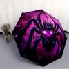 1pc Spider Web Automatic Folding Umbrella   Compact 8 Rib Design, Durable Iron Frame for Travel, Outdoor,  A0920114