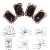 10Pcs 32*50Mm Bicycle Bike Repair Fix Kit Flat Rubber Tire Tyre Repair Patch Kit