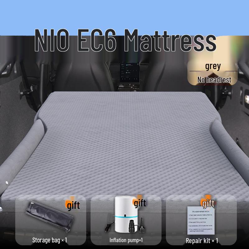 Compatible Air Mattress for NIO EC6 - Automatic Inflatable Trunk Bed, Rear Car Sleeping Mat Standard