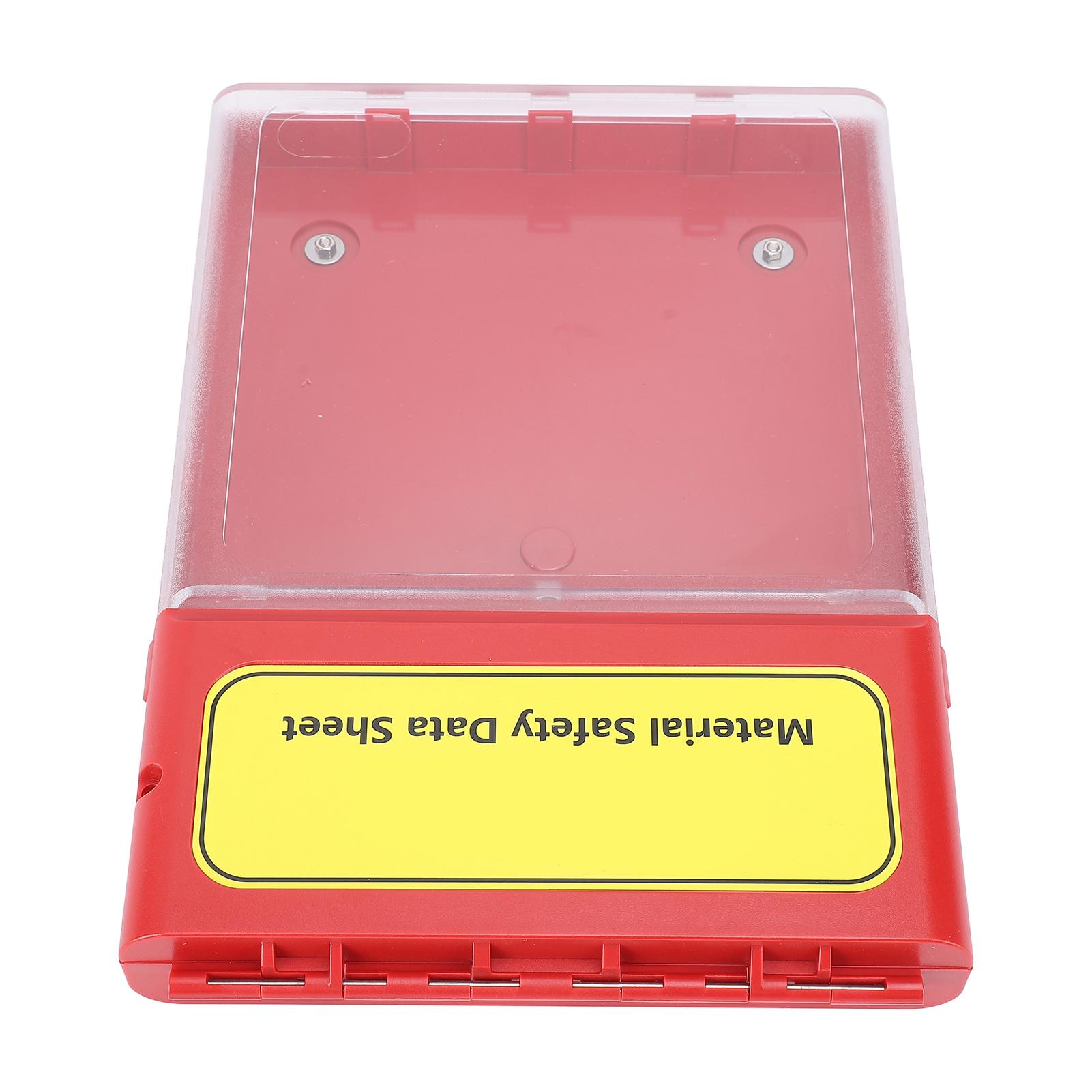 

MSDS Визуальный бокс Интегрированный магнитный замок Водонепроницаемый защитный шкаф для хранения MSDS