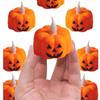24pcs LED Pumpkin Lights Ghost Face Spider Web Decor Home Decorations Electronic Flameless Pumpkin T