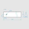 Kai Pruning Knife Mechanical Blade 0.25×18.4×90L 32° 50 Sheets Set 750BH2051