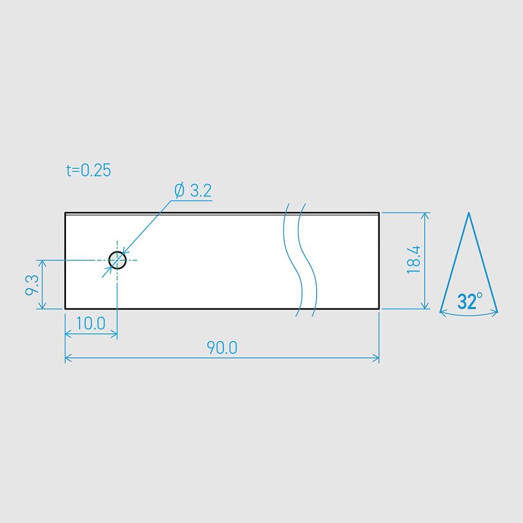 Kai Pruning Knife Mechanical Blade 0.25×18.4×90L 32° 50 Sheets Set 750BH2051