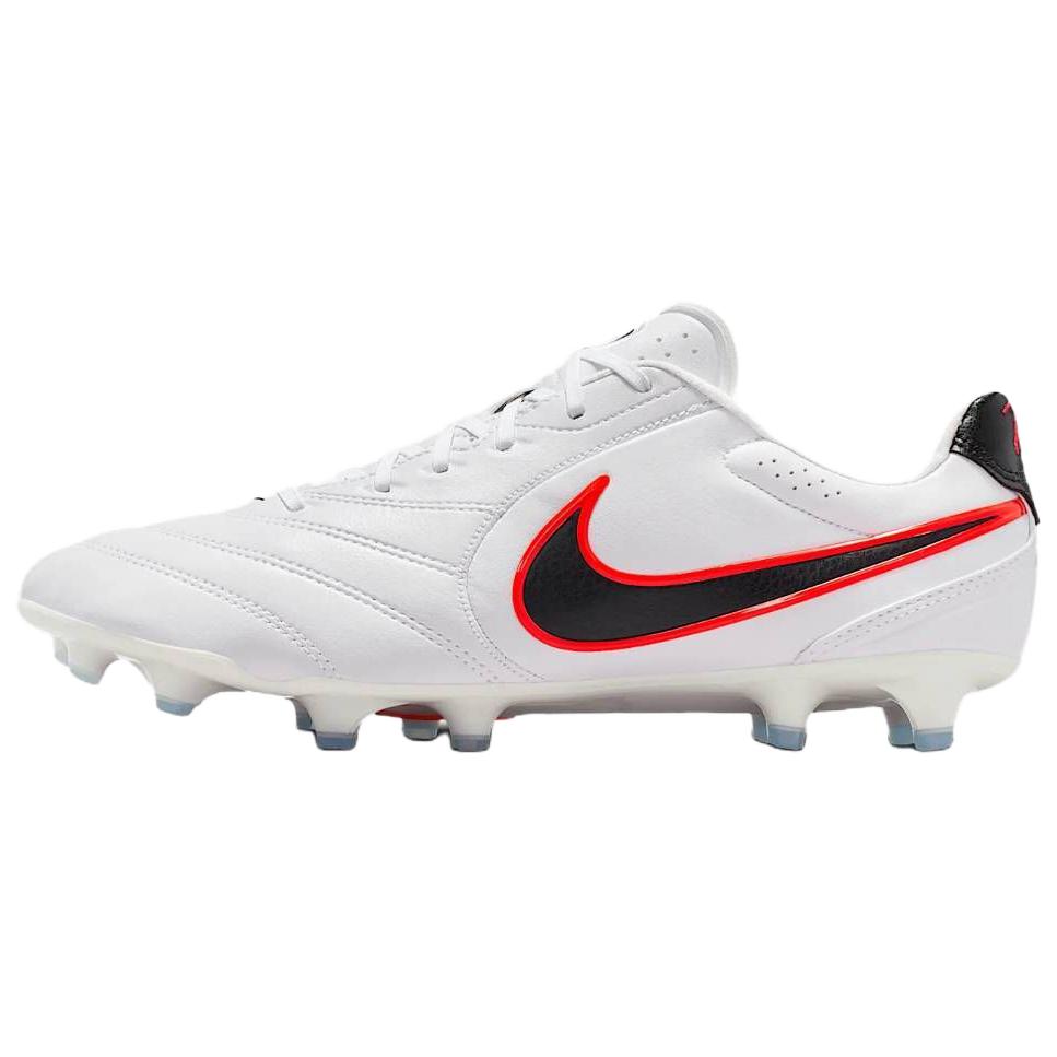 Nike Tiempo Ligera Pro FG Men White Black Bright Crimson HQ3158-106 EU 41